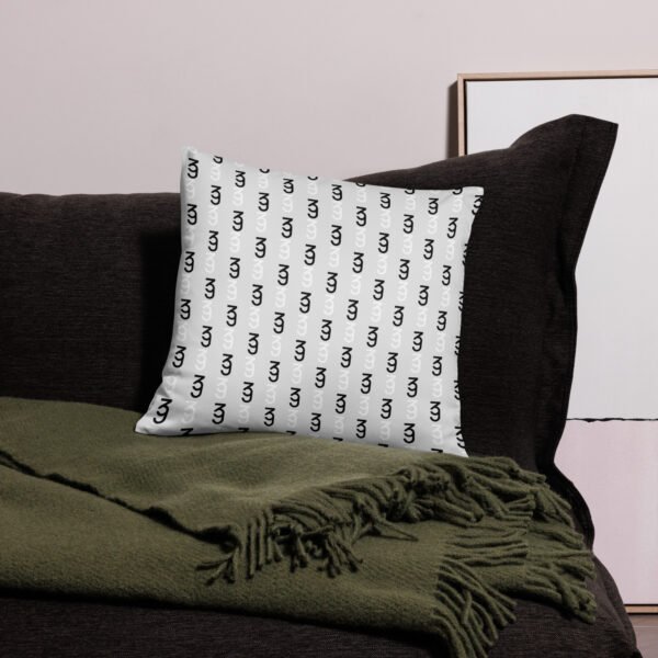 3G Gray Basic Pillow - Image 2