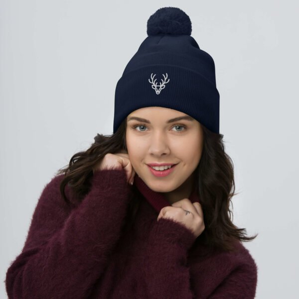 Christmas Pom-Pom Beanie - Image 2