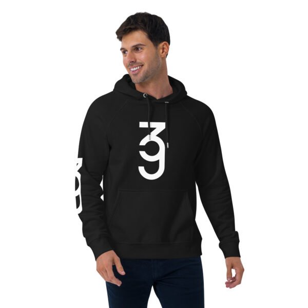 3g Unisex eco raglan hoodie - Image 10