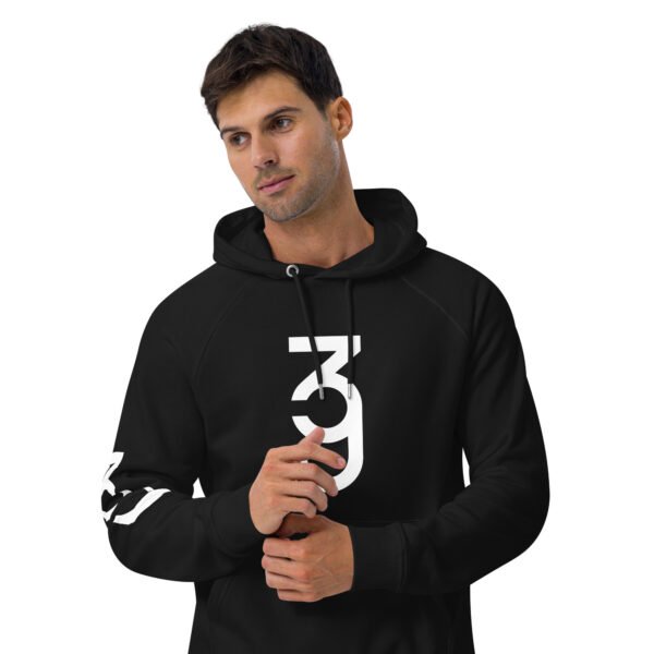 3g Unisex eco raglan hoodie - Image 11