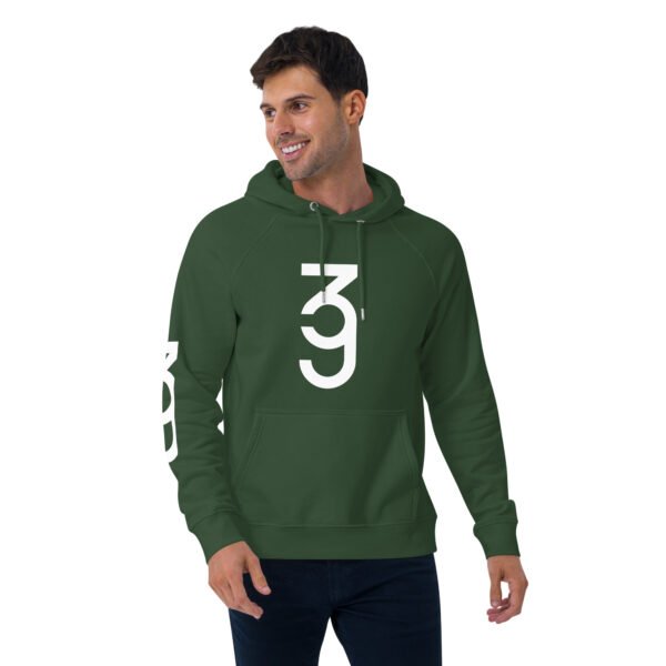 3g Unisex eco raglan hoodie - Image 36
