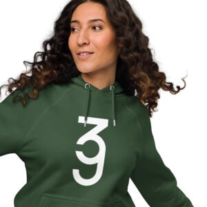 3g Unisex eco raglan hoodie