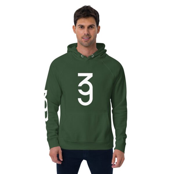 3g Unisex eco raglan hoodie - Image 35