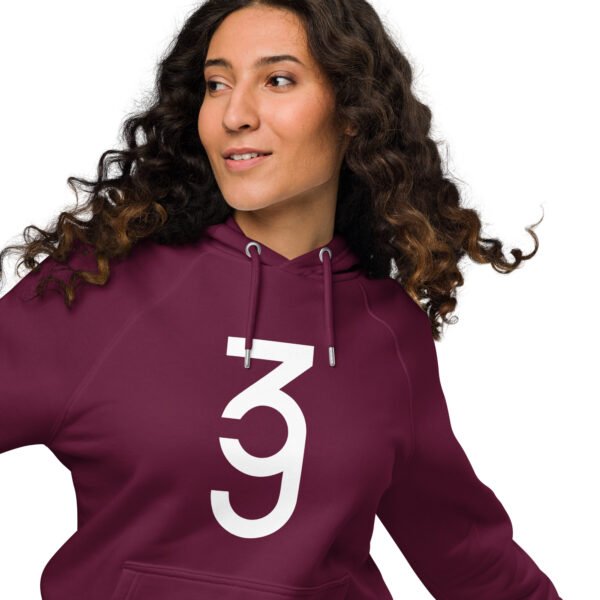3g Unisex eco raglan hoodie - Image 8