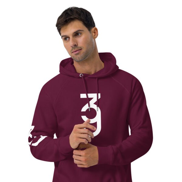 3g Unisex eco raglan hoodie - Image 20