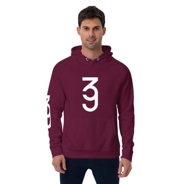 3g Unisex eco raglan hoodie - Image 18