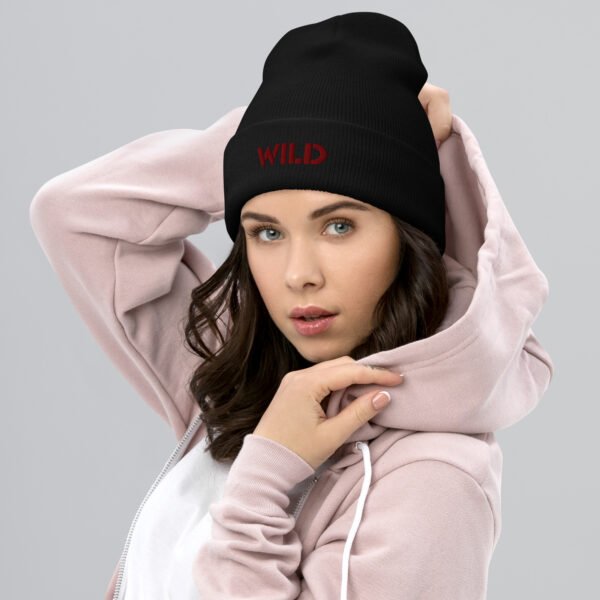 "Wild" Cuffed Beanie