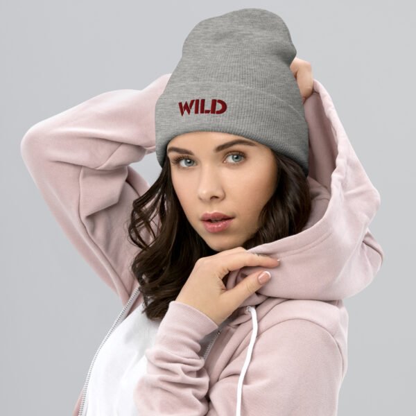 "Wild" Cuffed Beanie - Image 8