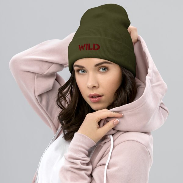 "Wild" Cuffed Beanie - Image 6