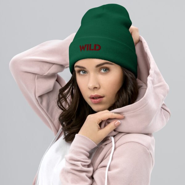 "Wild" Cuffed Beanie - Image 7