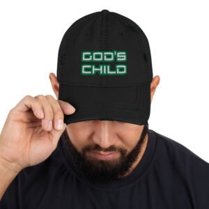 God's Child Distressed Hat