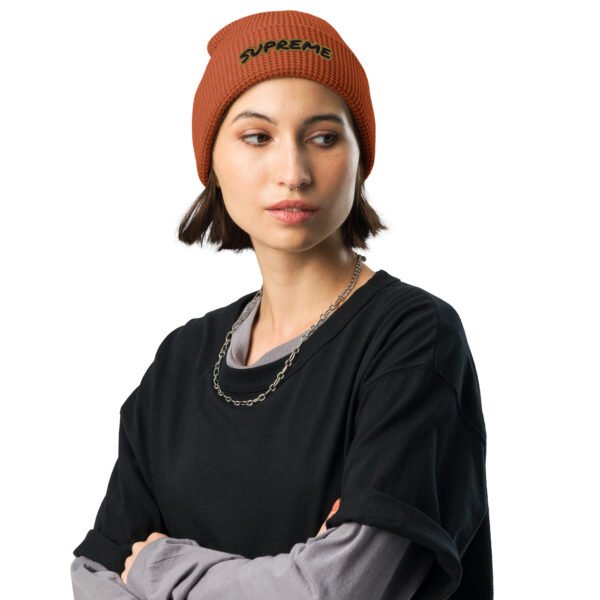 Supreme .Waffle beanie - Image 4